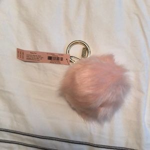 Victoria’s Secret faux fur Pom Pom keychain